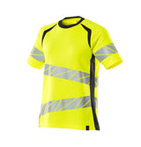 Mascot Damen Accelerate Safe Warnschutz T-Shirt – gelb/schwarzblau