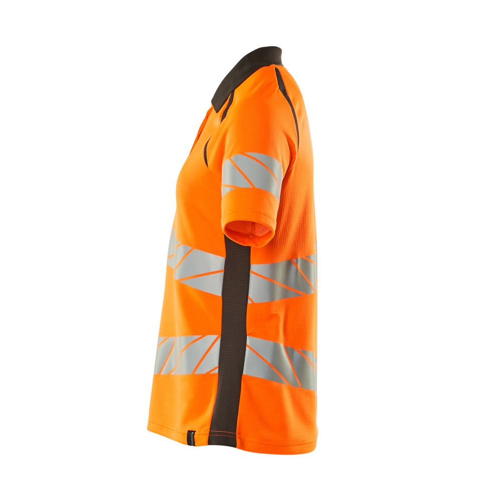 Mascot Damen Accelerate Safe Warnschutz Polo-Shirt – orange/dunkelanthrazit