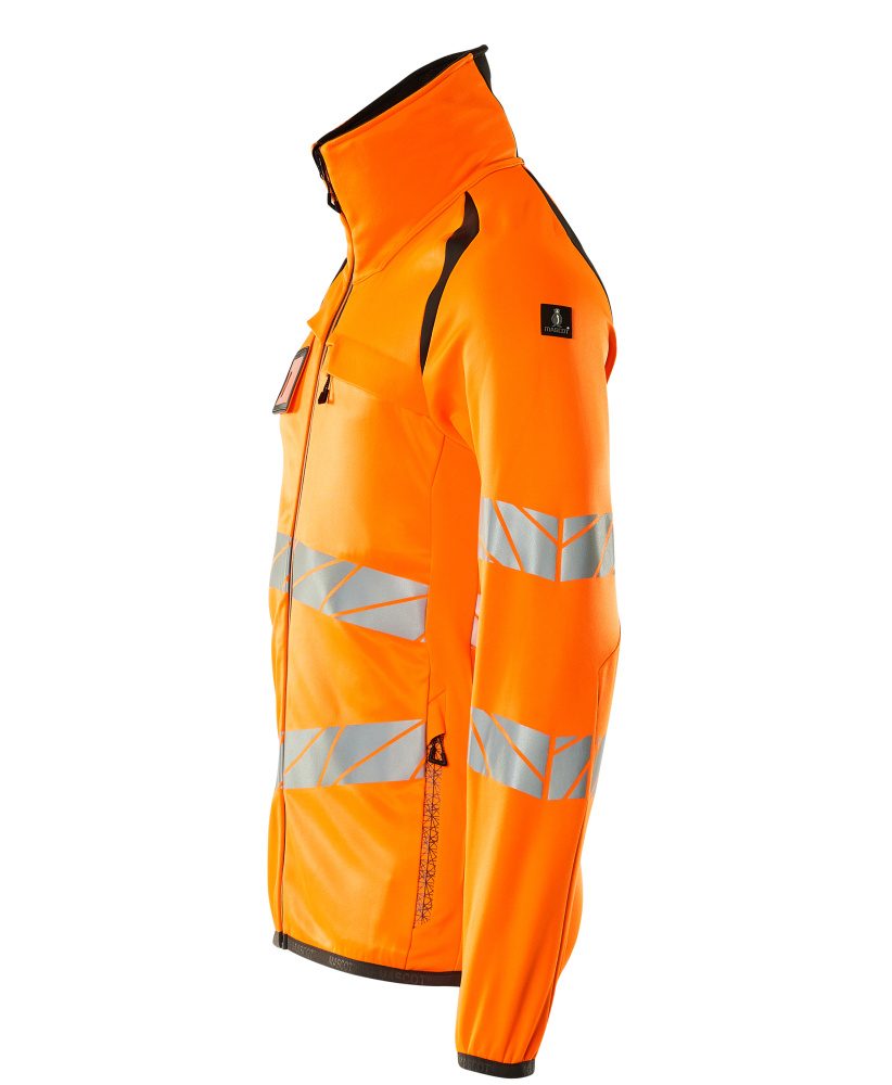 Mascot Accelerate Safe Warnschutz Fleecejacke – orange/dunkelanthrazit