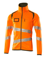 Mascot Accelerate Safe Warnschutz Fleecejacke – orange/moosgrün