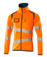 Mascot Accelerate Safe Warnschutz Fleecejacke – orange/dunkelpetroleum