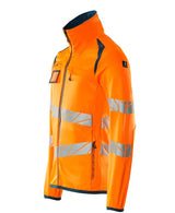 Mascot Accelerate Safe Warnschutz Fleecejacke – orange/dunkelpetroleum