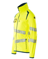 Mascot Accelerate Safe Warnschutz Fleecejacke – gelb/dunkelpetroleum