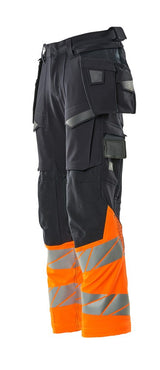 Mascot Accelerate Safe Warnschutz Bundhose Kl.1 19131-711 – schwarzblau/orange