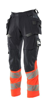 Mascot Accelerate Safe Warnschutz Bundhose Kl.1 19131-711 – schwarzblau/rot
