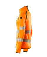 Mascot Damen Accelerate Safe Warn-Fleecejacke – orange/moosgrün
