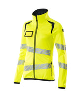 Mascot Damen Accelerate Safe Warn-Fleecejacke – gelb/schwarzblau