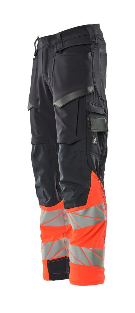 Mascot Accelerate Safe Warnschutz Bundhose Kl.1 19179-511 – schwarzblau/rot