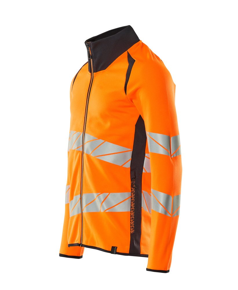 Mascot Accelerate Safe Warnschutz Sweatjacke – orange/schwarzblau