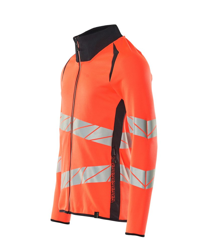 Mascot Accelerate Safe Warnschutz Sweatjacke – rot/schwarzblau