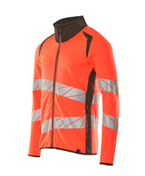 Mascot Accelerate Safe Warnschutz Sweatjacke – rot/dunkelanthrazit