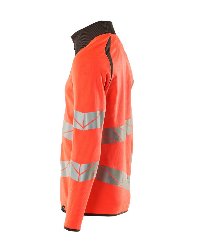 Mascot Accelerate Safe Warnschutz Sweatjacke – rot/dunkelanthrazit