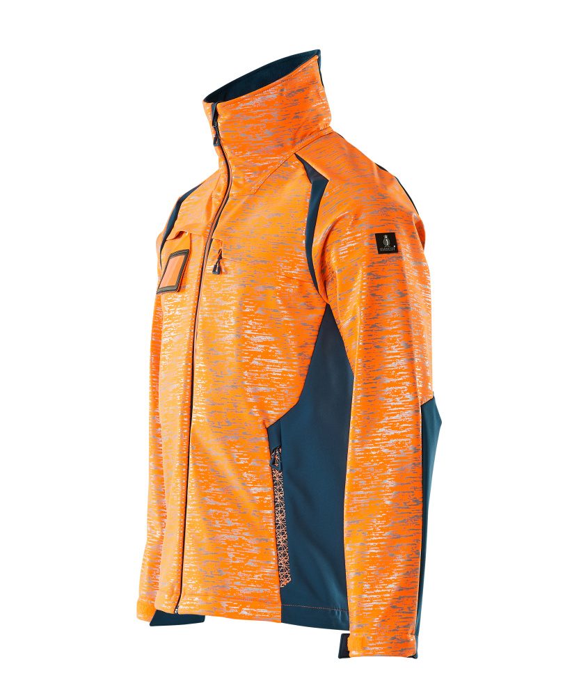 Mascot Accelerate Safe Softshelljacke – orange/dunkelpetroleum