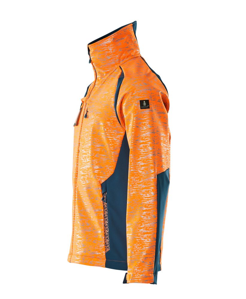 Mascot Accelerate Safe Softshelljacke – orange/dunkelpetroleum