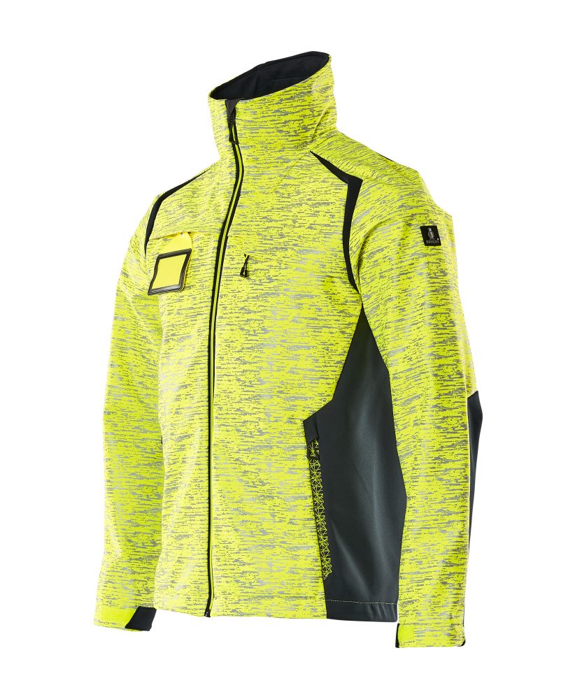 Mascot Accelerate Safe Softshelljacke – gelb/schwarzblau