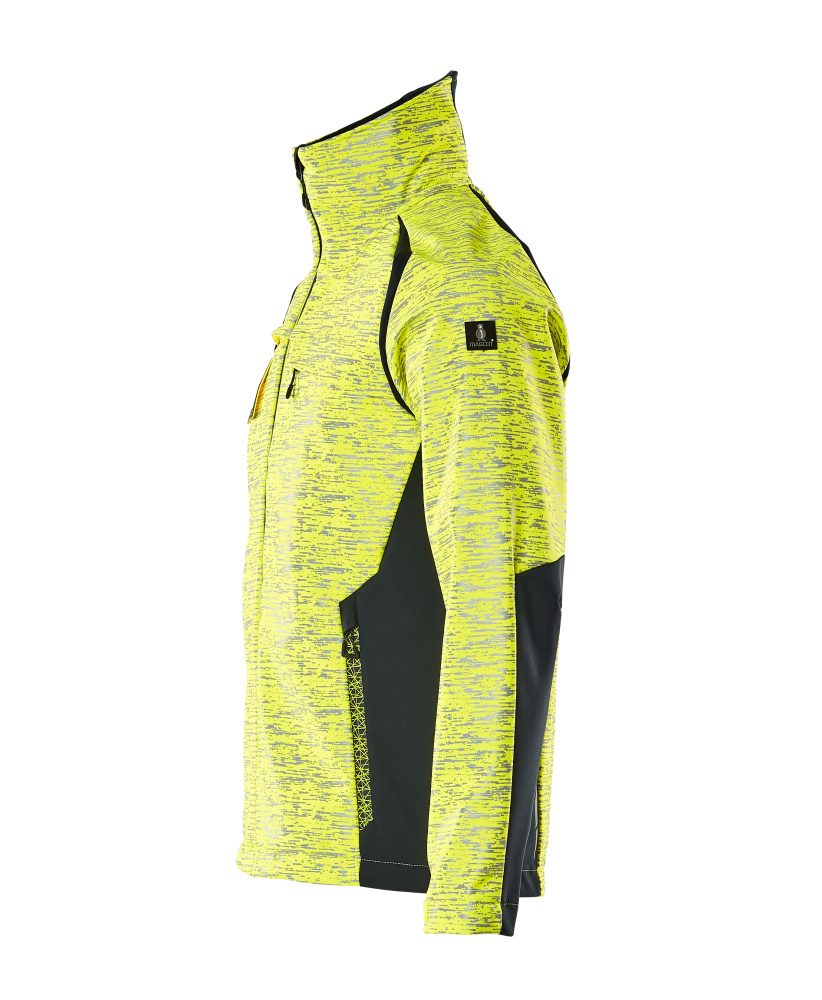 Mascot Accelerate Safe Softshelljacke – gelb/schwarzblau