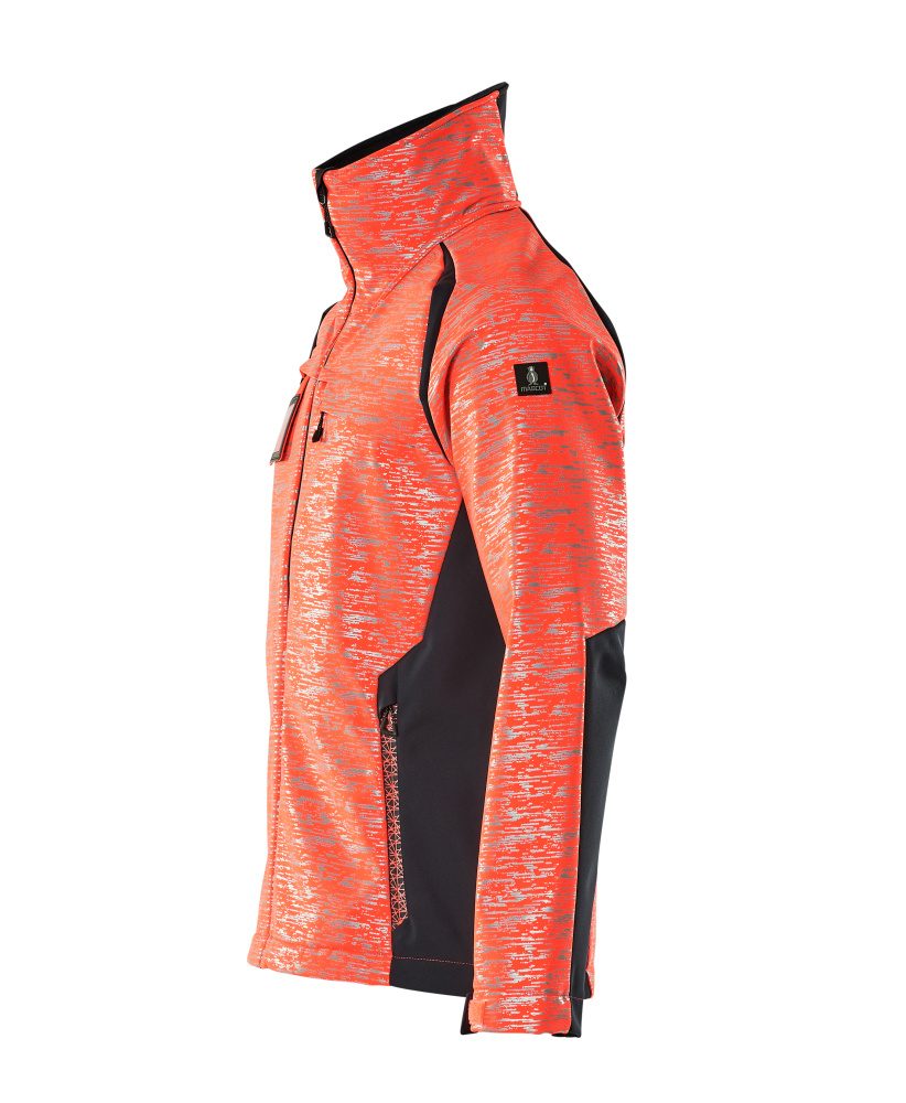 Mascot Accelerate Safe Softshelljacke – rot/schwarzblau