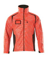 Mascot Accelerate Safe Softshelljacke – rot/dunkelanthrazit