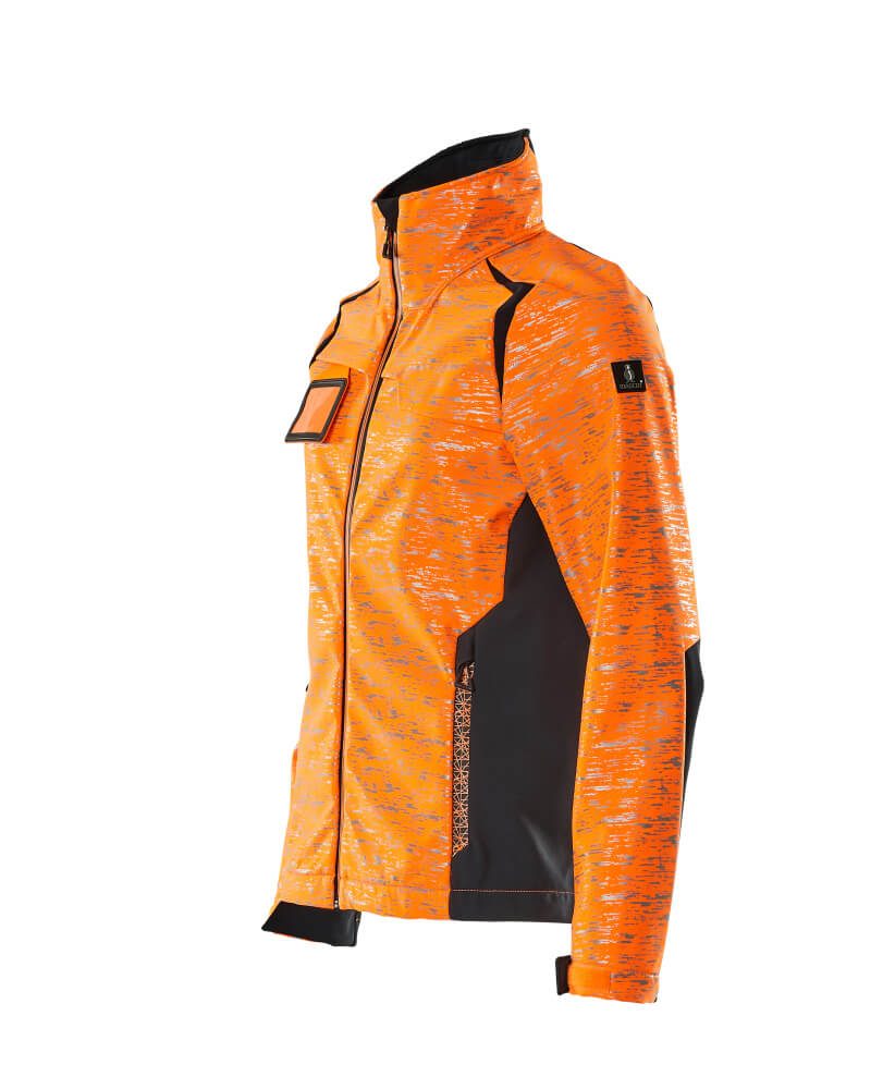 Mascot Damen Accelerate Safe Softshelljacke – orange/schwarzblau