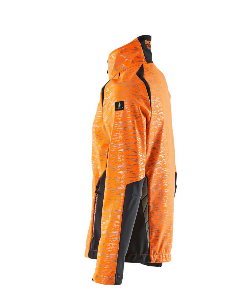 Mascot Damen Accelerate Safe Softshelljacke – orange/schwarzblau