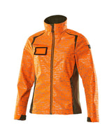 Mascot Damen Accelerate Safe Softshelljacke – orange/moosgrün