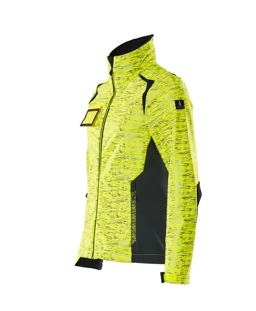 Mascot Damen Accelerate Safe Softshelljacke – gelb/schwarzblau