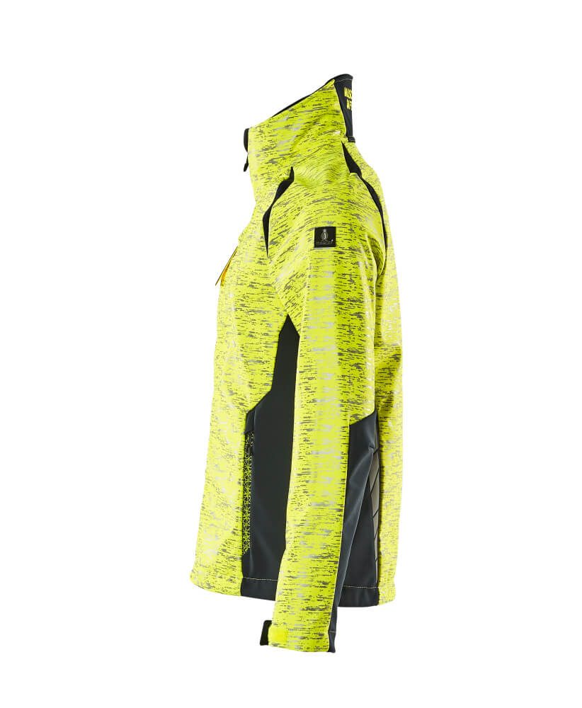 Mascot Damen Accelerate Safe Softshelljacke – gelb/schwarzblau
