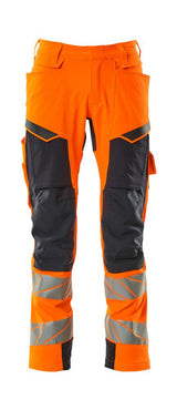 Mascot Kl.2 Accelerate Safe Warn Stretchbundhose 19279-510 – orange/schwarzblau