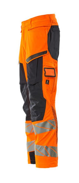 Mascot Kl.2 Accelerate Safe Warn Stretchbundhose 19279-510 – orange/schwarzblau