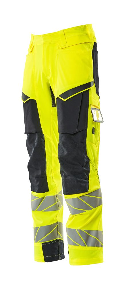 Mascot Kl.2 Accelerate Safe Warn Stretchbundhose 19279-510 – gelb/schwarzblau