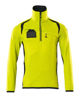 Mascot Accelerate Safe Fleecepullover – gelb/schwarzblau