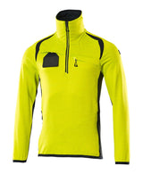 Mascot Accelerate Safe Fleecepullover – gelb/schwarzblau