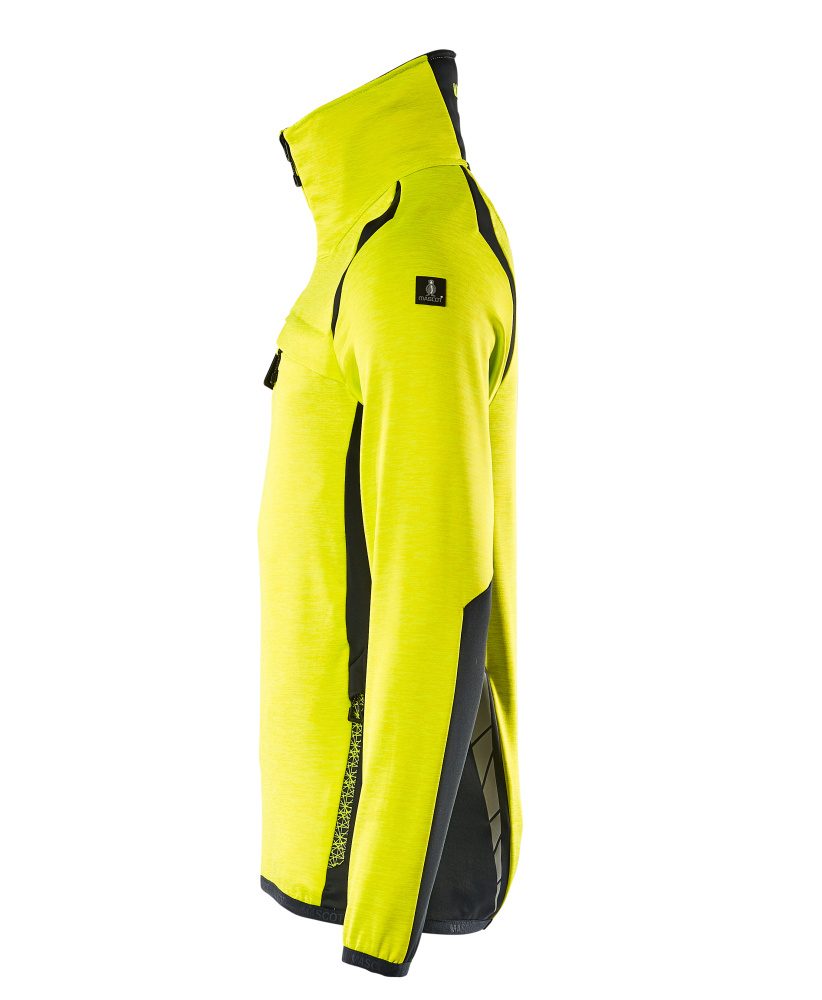 Mascot Accelerate Safe Fleecepullover – gelb/schwarzblau