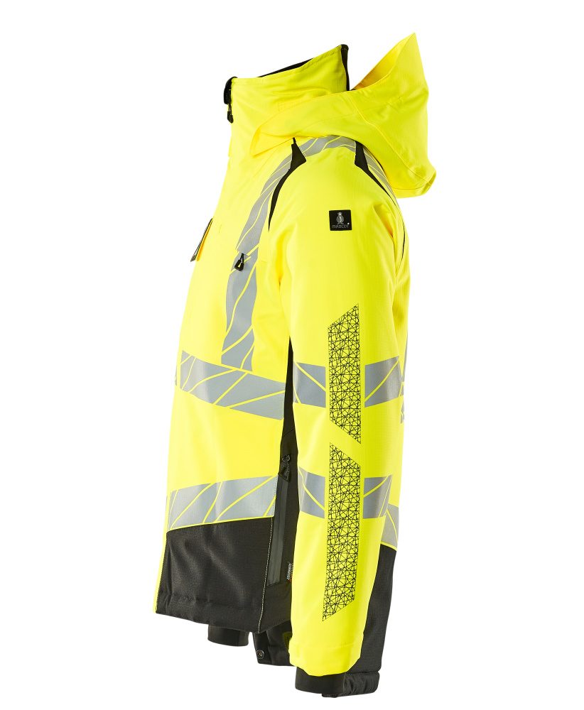 Mascot Accelerate Safe Warn-Winterjacke zweifarbig – gelb/schwarz