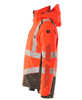 Mascot Accelerate Safe Warn-Winterjacke zweifarbig – rot/dunkelanthrazit