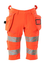 Mascot Accelerate Safe Warn-Handwerkershorts – rot