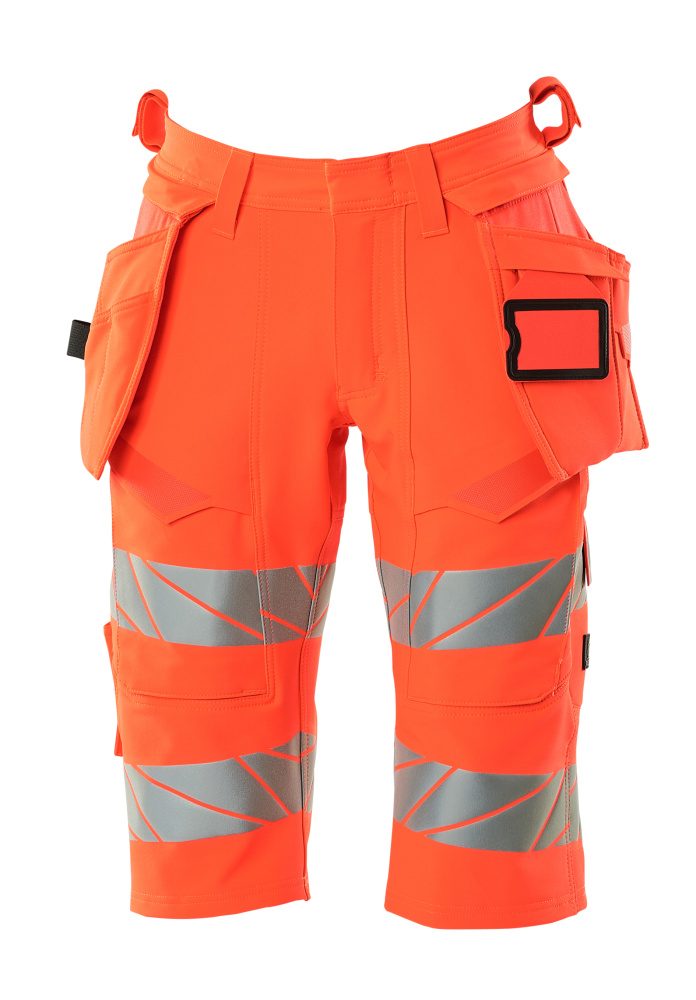 Mascot Accelerate Safe Warn-Handwerkershorts – rot