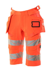 Mascot Accelerate Safe Warn-Handwerkershorts – rot