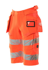 Mascot Accelerate Safe Warn-Handwerkershorts – rot