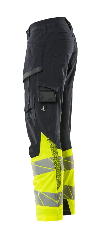 Mascot Kl.1 Accelerate Safe Warn Stretchbundhose – schwarzblau/gelb