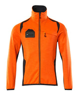Mascot Accelerate Safe Fleecejacke – orange/schwarzblau