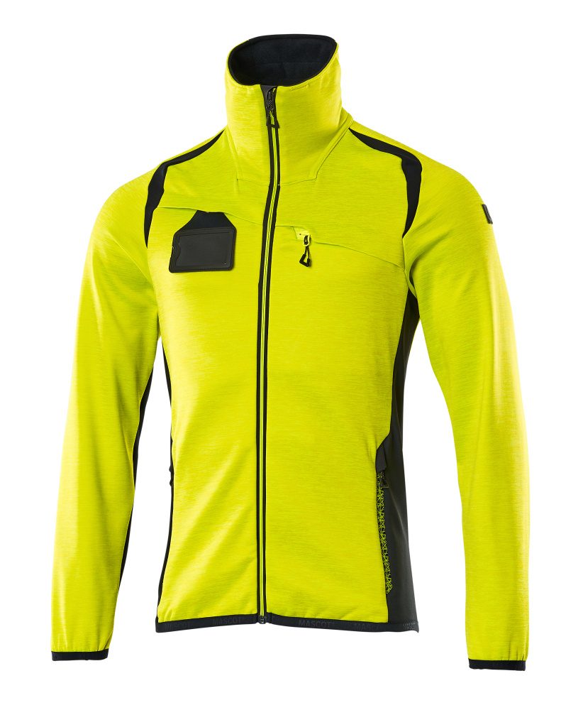Mascot Accelerate Safe Fleecejacke – gelb/schwarzblau