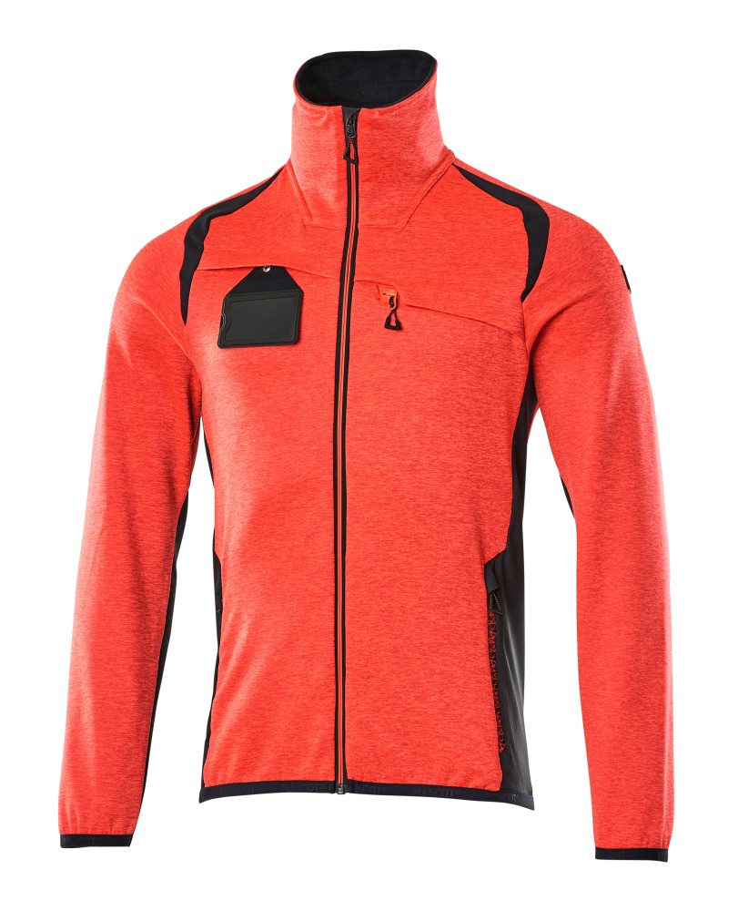 Mascot Accelerate Safe Fleecejacke – rot/schwarzblau