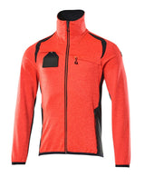 Mascot Accelerate Safe Fleecejacke – rot/schwarzblau