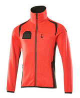 Mascot Accelerate Safe Fleecejacke – rot/dunkelanthrazit