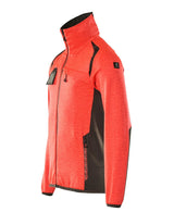 Mascot Accelerate Safe Fleecejacke – rot/dunkelanthrazit