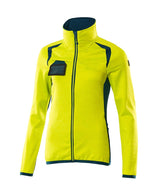 Mascot Damen Accelerate Safe Fleecejacke – gelb/dunkelpetroleum