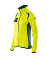 Mascot Damen Accelerate Safe Fleecejacke – gelb/dunkelpetroleum