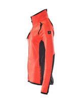 Mascot Damen Accelerate Safe Fleecejacke – rot/schwarzblau