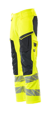 Mascot Accelerate Safe Masco Warnschutz Bundhose Stretch – gelb/schwarzblau